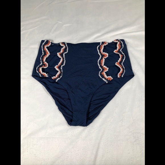 NEW Becca Medina High Waist Bikini Bottoms large‎ - Picture 3 of 8